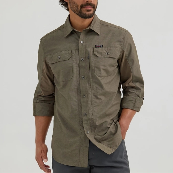WRANGLER ATGTM MEN'S MIX MATERIALSHIRT - Picture 10 of 10